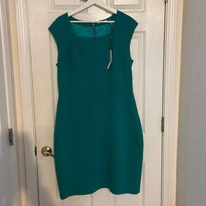 T Tahari SZ US 16 Teal Dress